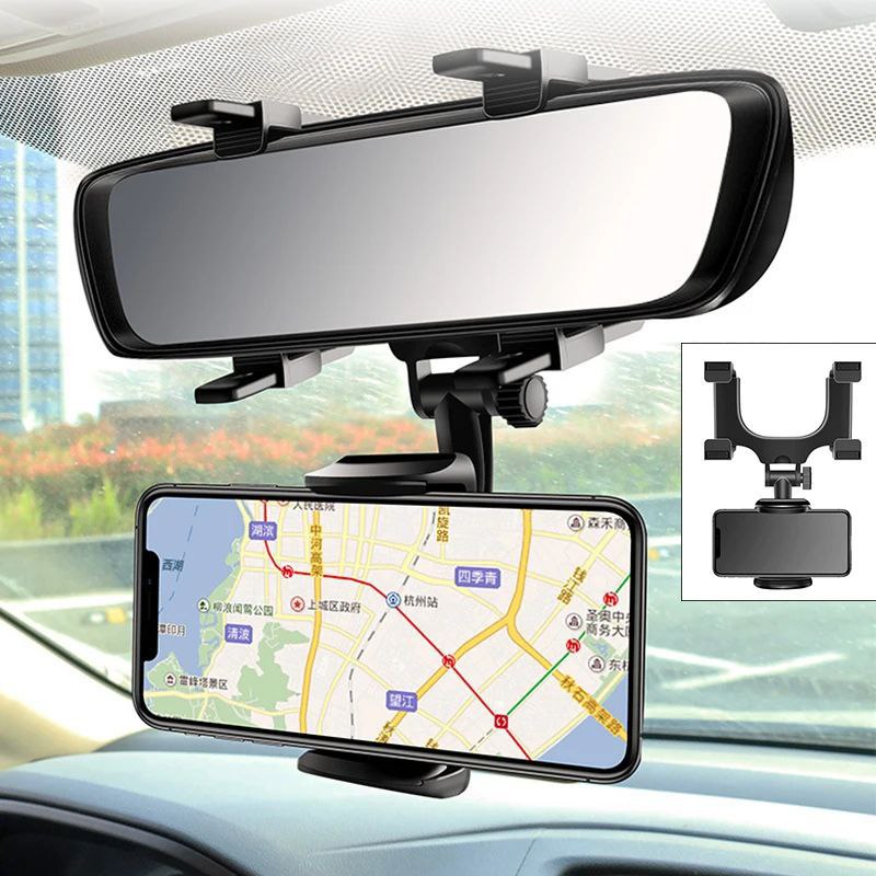 Support universel pour rétroviseur intérieur de voiture
