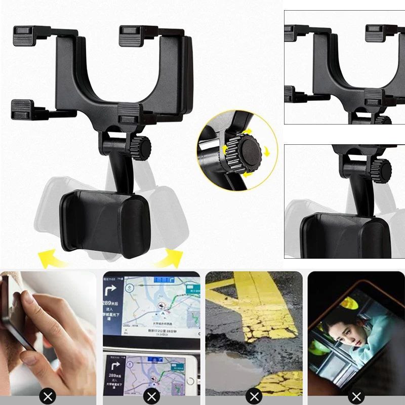 Support universel pour rétroviseur intérieur de voiture